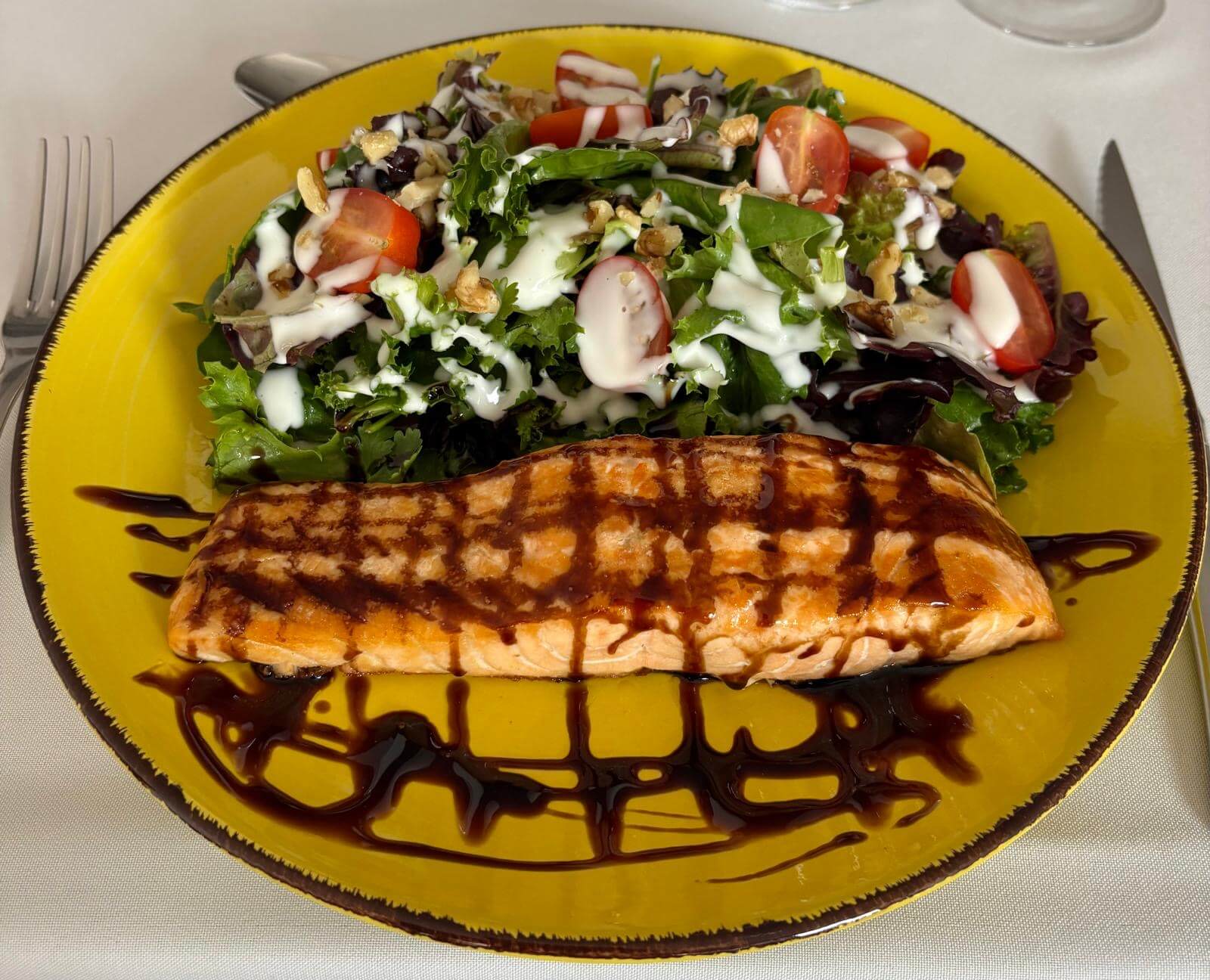 Sobremesa do restaurante