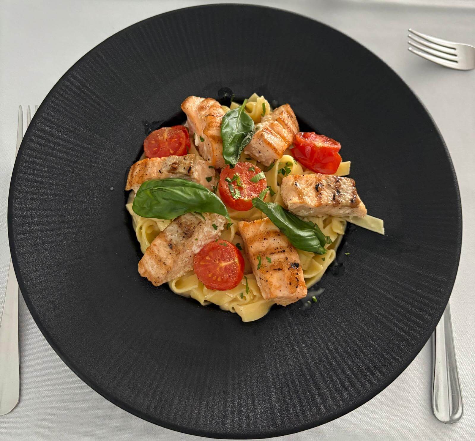 image of a hosted event inside the italian restaurant